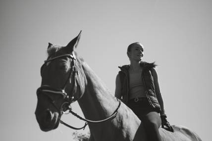 Anna Riding Horse BW